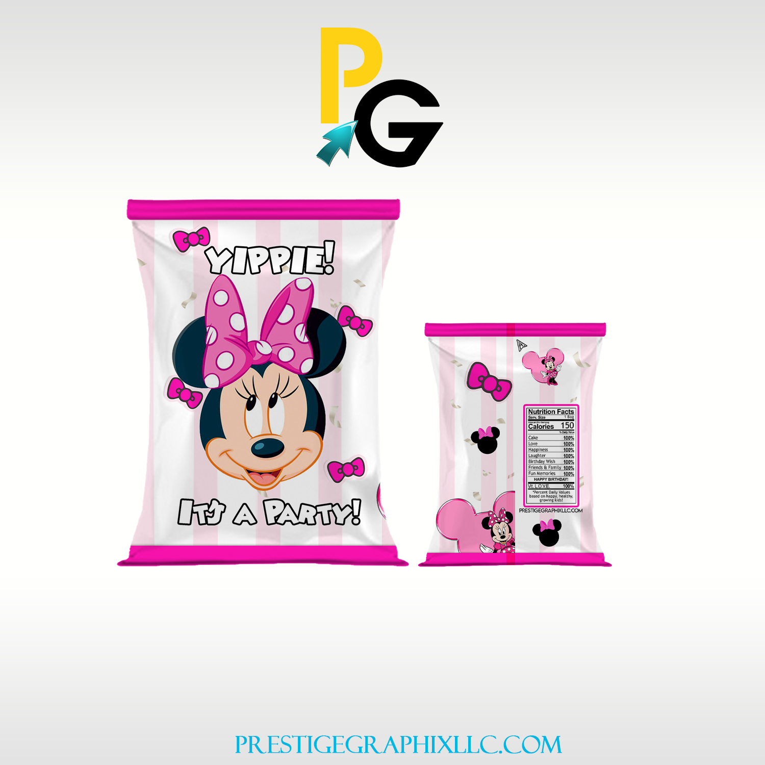 Minnie Mouse Pink Bow Party Printables