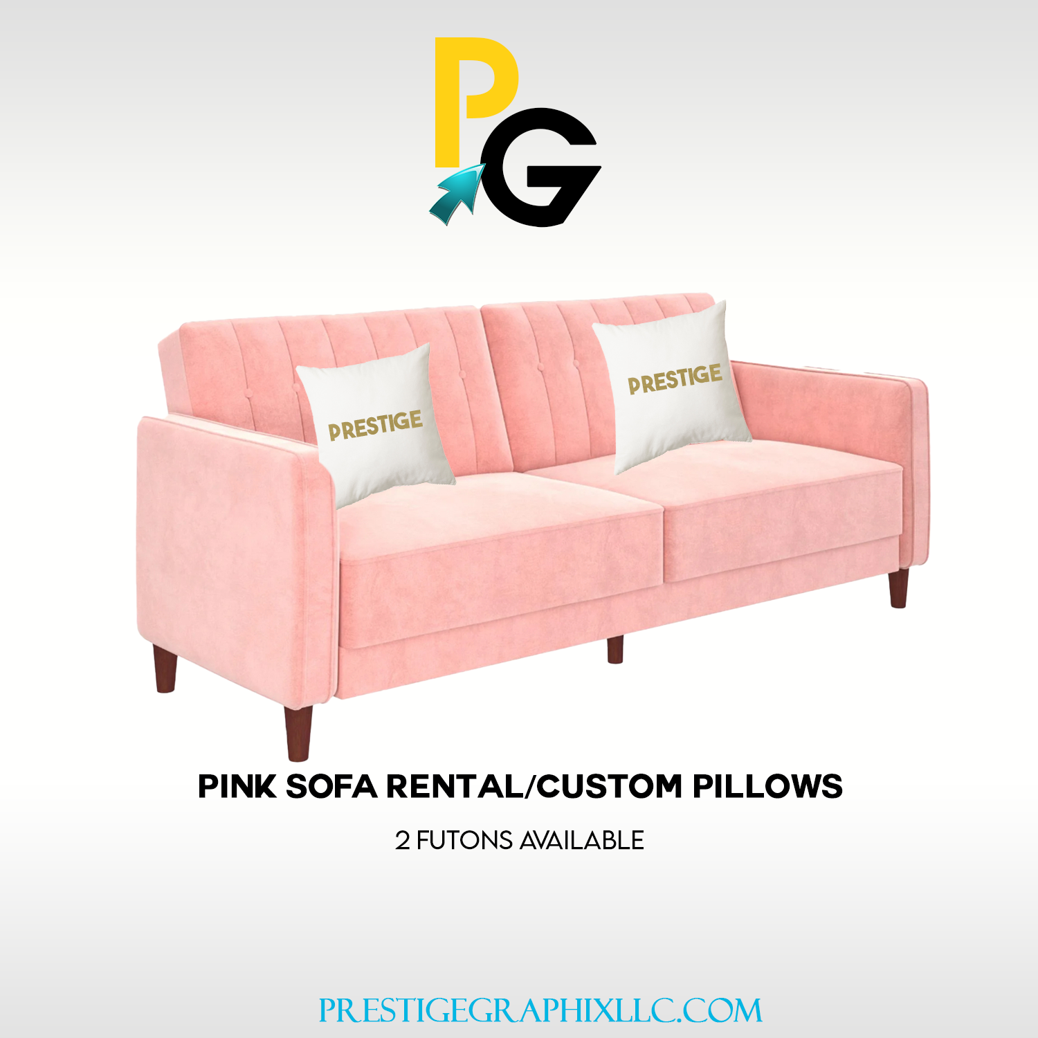 Pink Lux Futon Rental