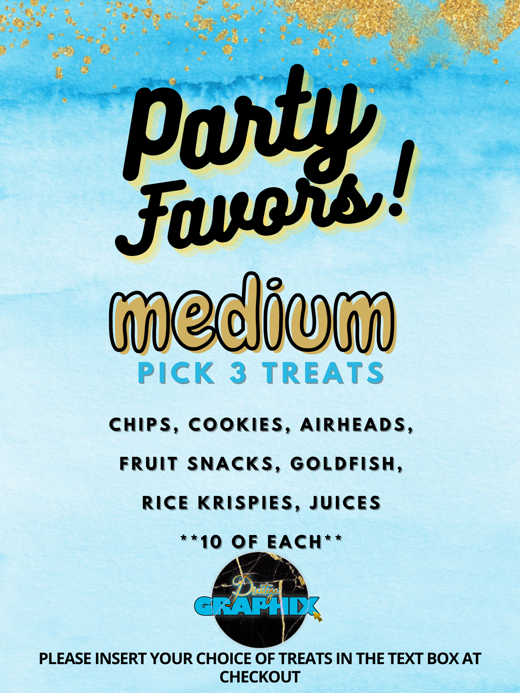 Medium Party Favor Package